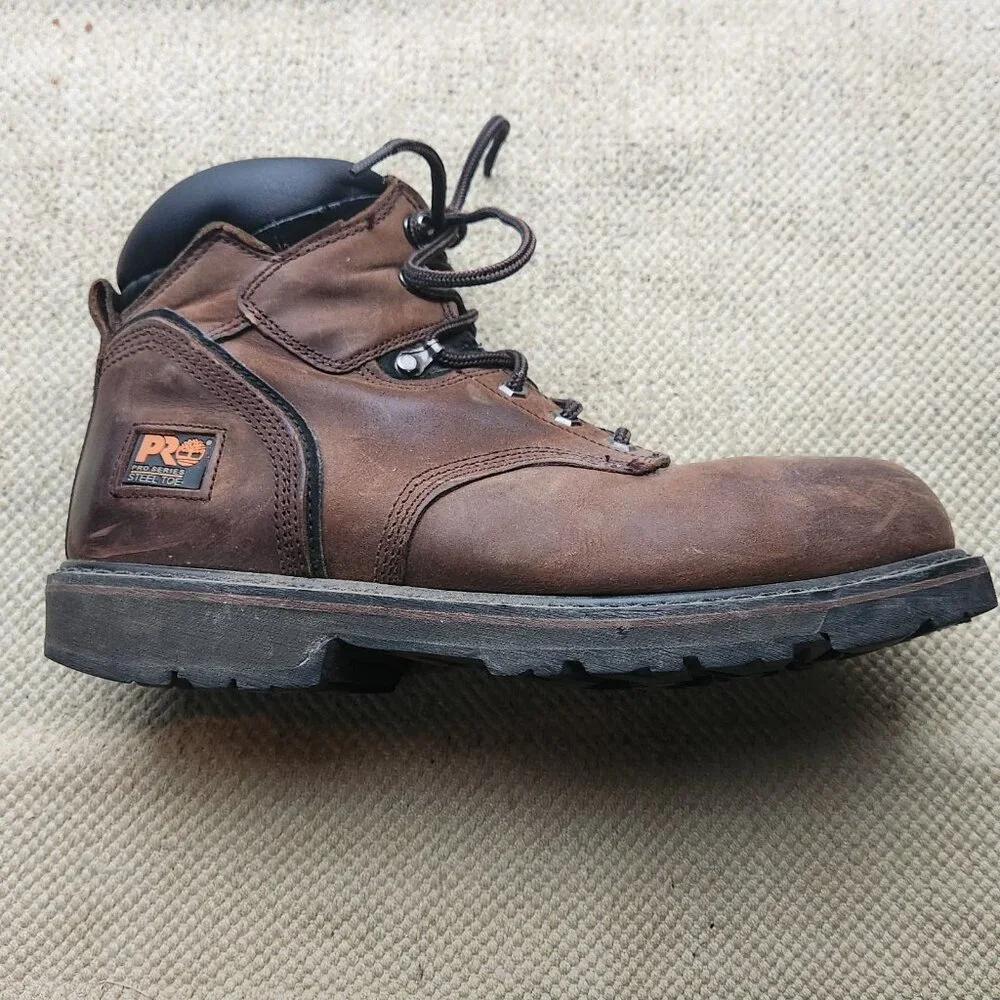 Timberland Pro Series Mens Steel Toe Work Boot Size 10.5 M 33034 F2413-11 75 EH